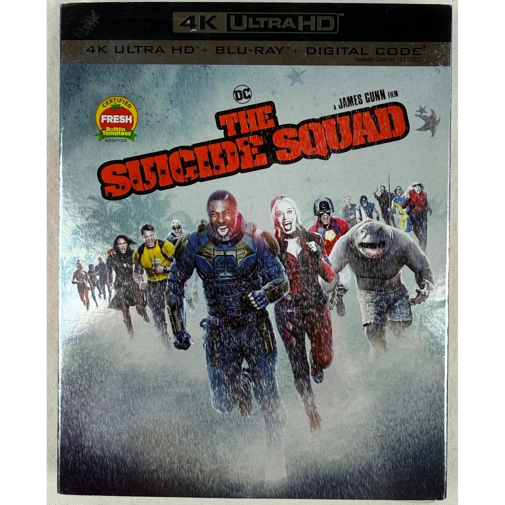 The‎ Suicide Squad 4K Ultra HD + Blu-Ray + Digital Code New Sealed